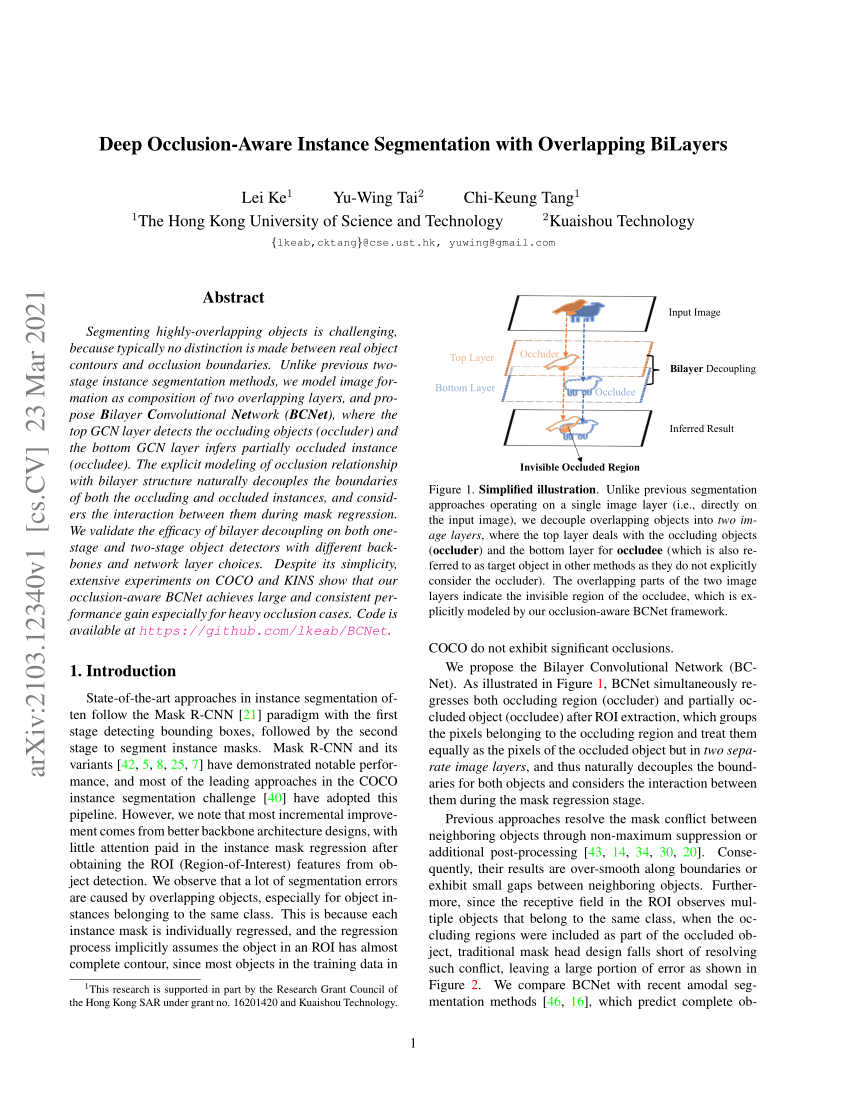 Effect of the first GCN for occlusion modeling by predicting contours