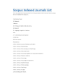 (PDF) List of Scopus Indexed Journals 2021