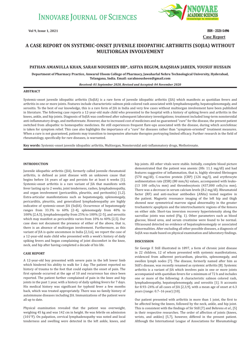 RJR Vol. XXVI, No. 2, Year – Romanian Journal of Rheumatology