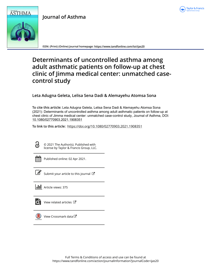 uncontrolled asthma case study
