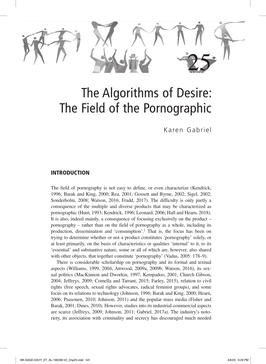 PDF) The Algorithms of Desire The Field of the Pornographic image picture