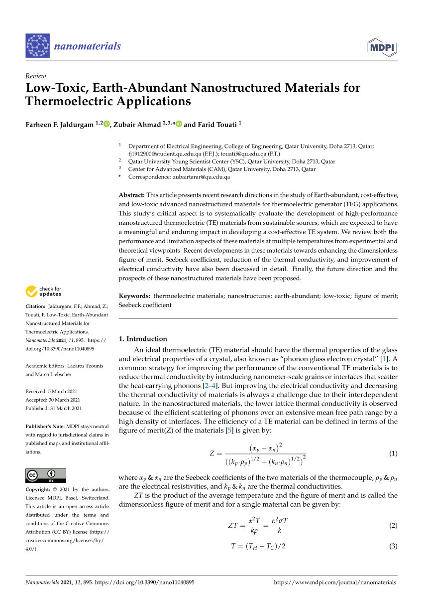 A Cui Based Single Leg Thermoelectric Module A Schematic Download Scientific Diagram