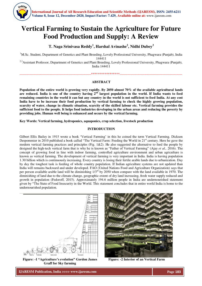 urban farming research paper pdf