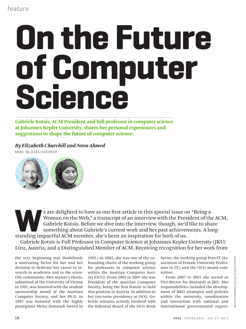 future of computer science essay