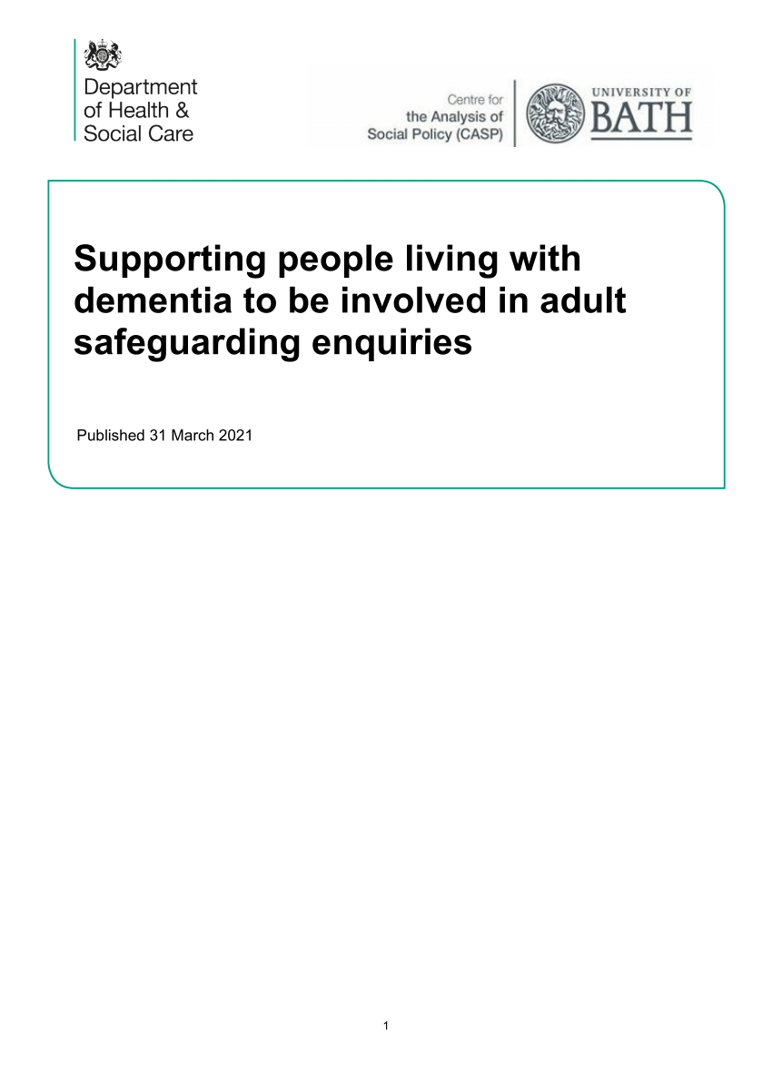dementia safeguarding case study