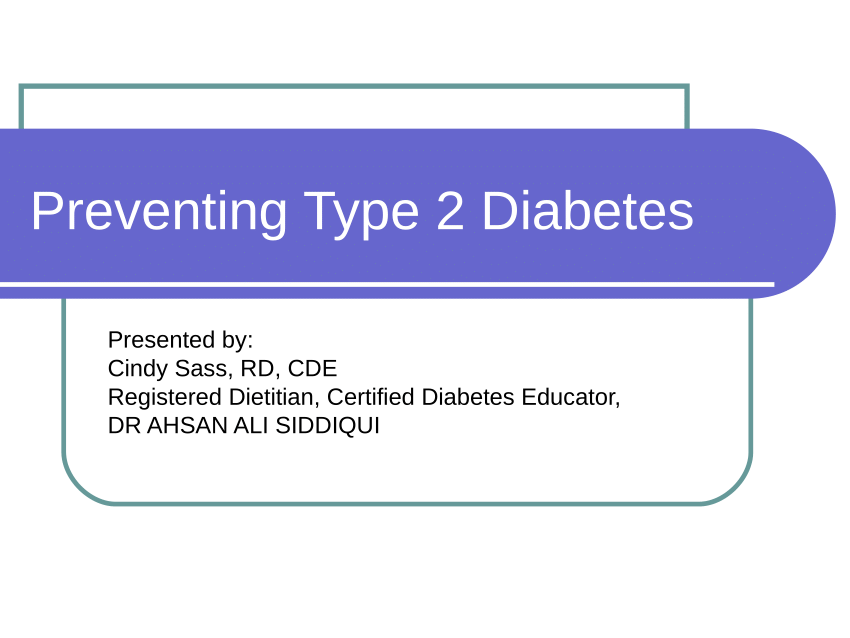 preventing type 2 diabetes a research agenda for behavioural science