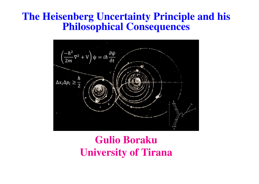 (PDF) The Heisenberg Uncertainty Principle and his Philosophical
