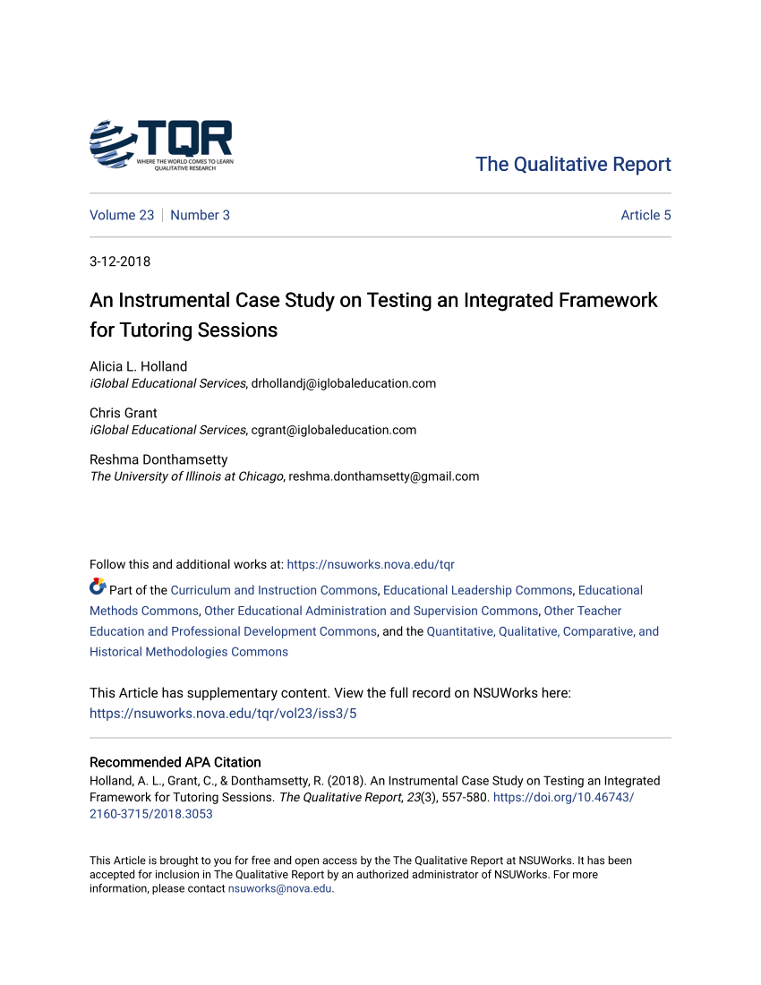 instrumental case study pdf