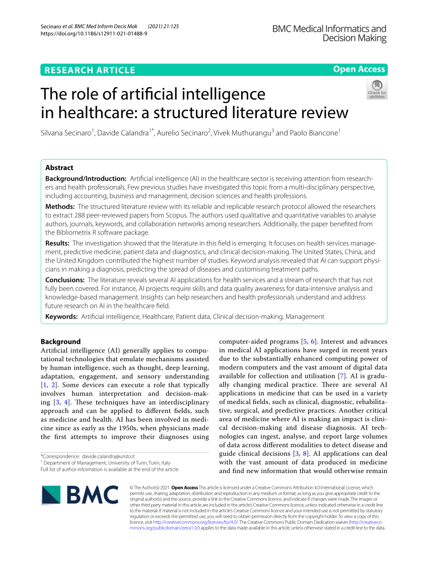 healthcare research article