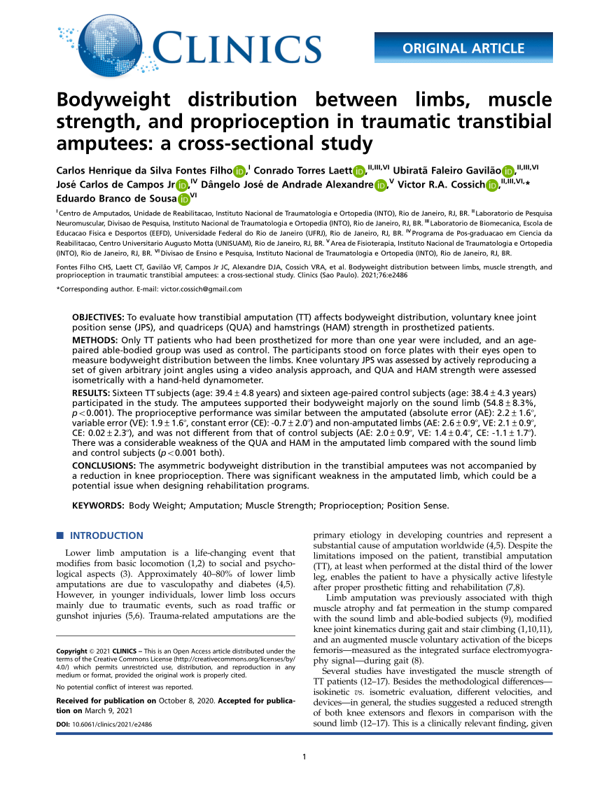 Strategies for Gait Retraining in a Collegiate Runner with Transfemoral  Amputation: A Case Report