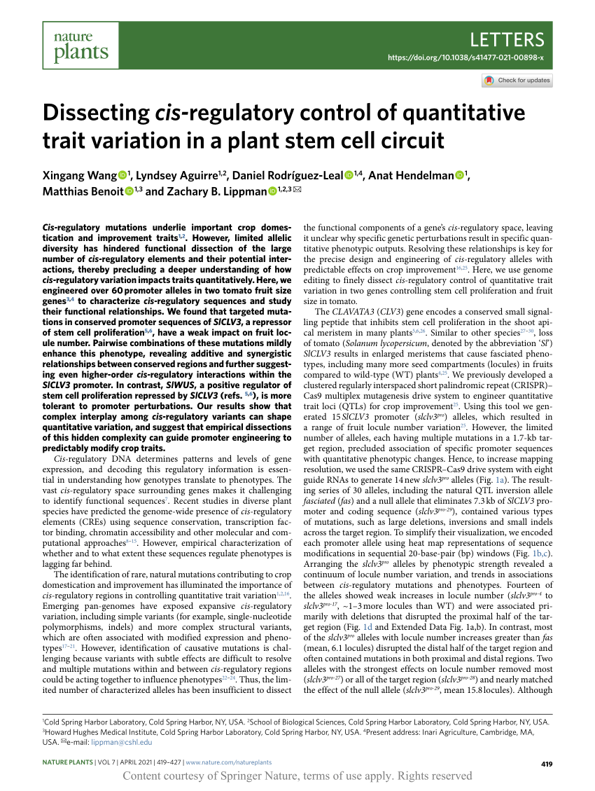 Dissecting cis-regulatory control of quantitative trait variation