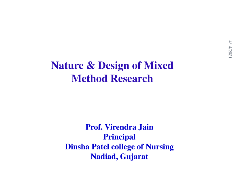 What Is The Meaning Of Mixed Method Research