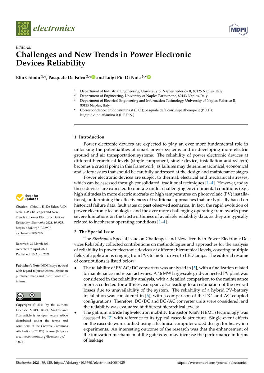 recent research topics on power electronics