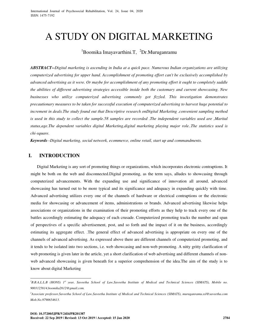 thesis on digital marketing pdf