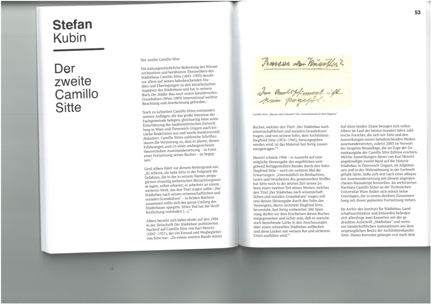 (PDF) Der zweite Camillo Sitte