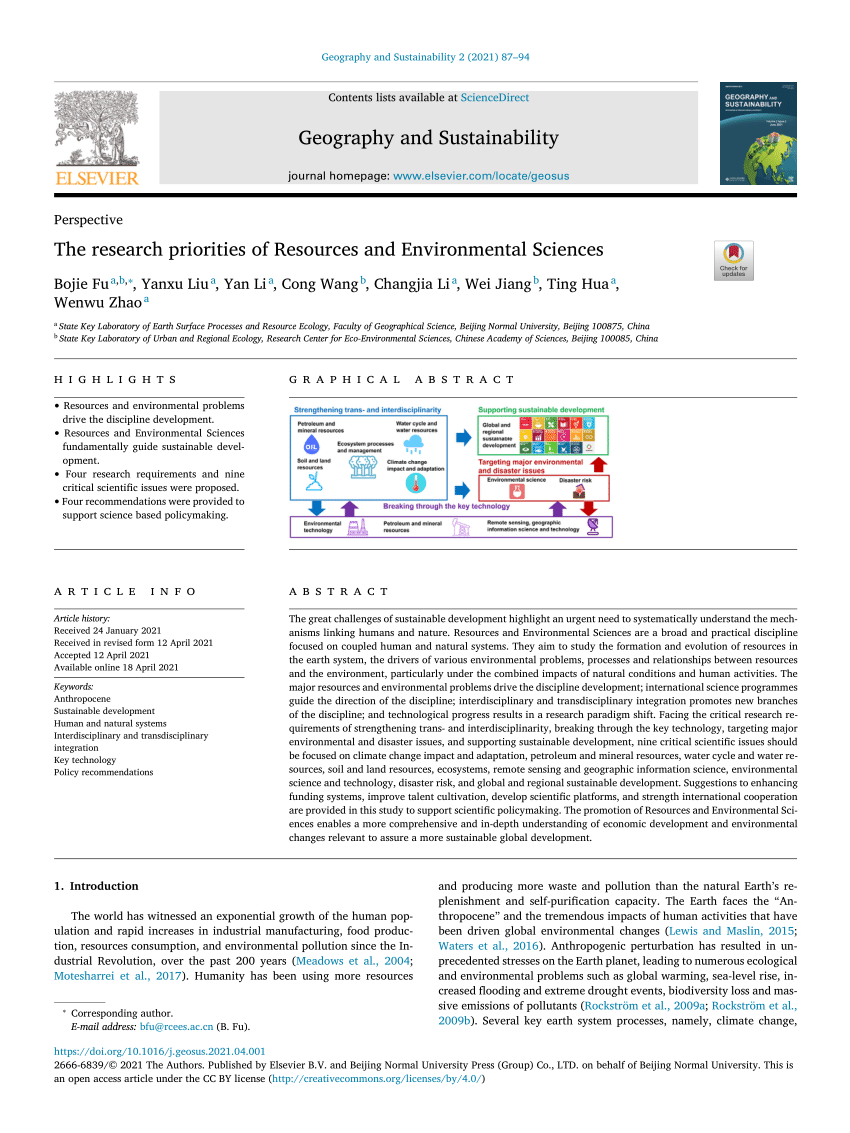 priorities for synthesis research in ecology and environmental science