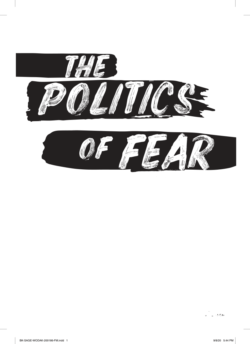 PDF) The Politics of Fear: The Shameless Normalization of Far