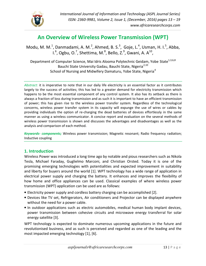 Introduction to Wireless Power Transfer - Technical Articles