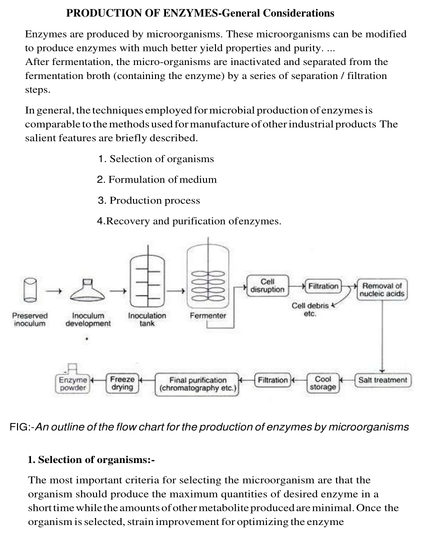 (PDF) PRODUCTION OF ENZYMESGeneral Considerations