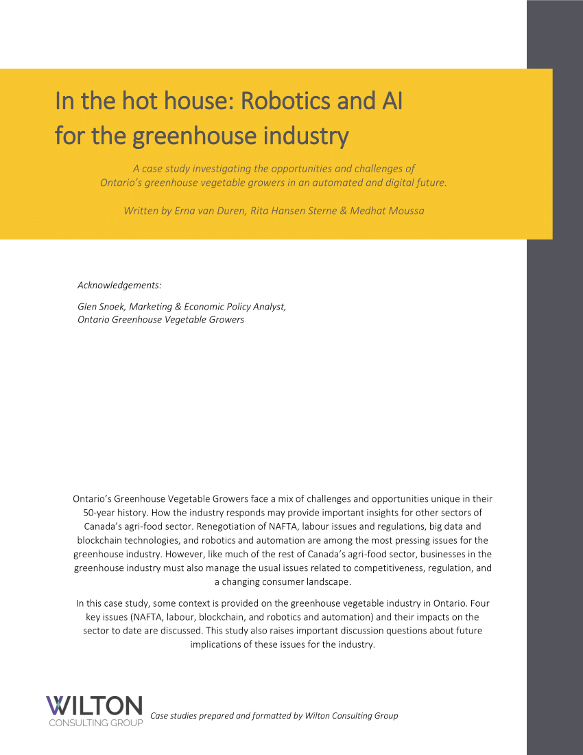 Bold Robotics  Advanced Greenhouse Automation in Canada