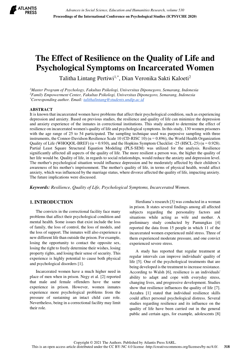 quality of life research paper