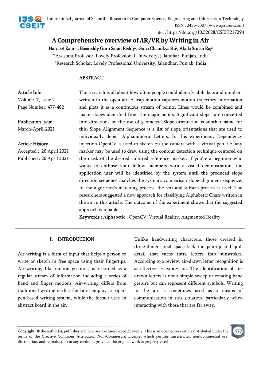 ar vr research paper ieee