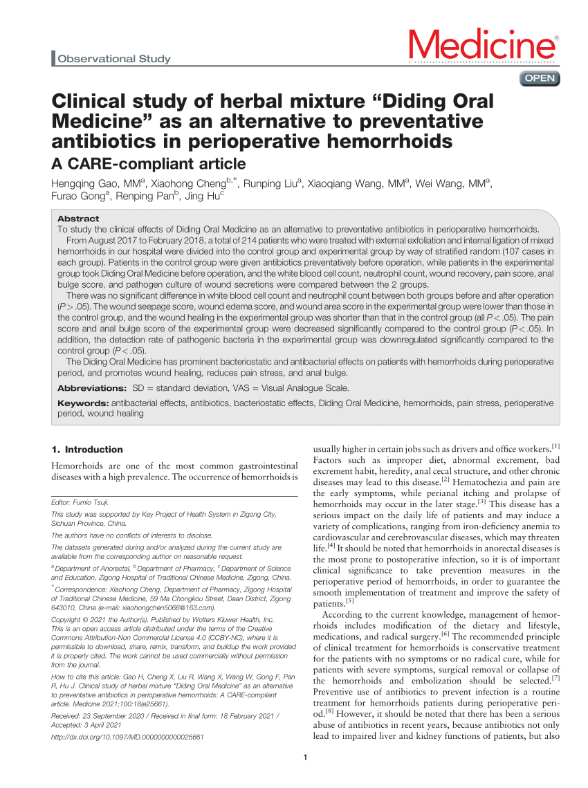 https://i1.rgstatic.net/publication/351389511_Clinical_study_of_herbal_mixture_Diding_Oral_Medicine_as_an_alternative_to_preventative_antibiotics_in_perioperative_hemorrhoids_A_CARE-compliant_article/links/609bffa5a6fdccc3ce87a02c/largepreview.png