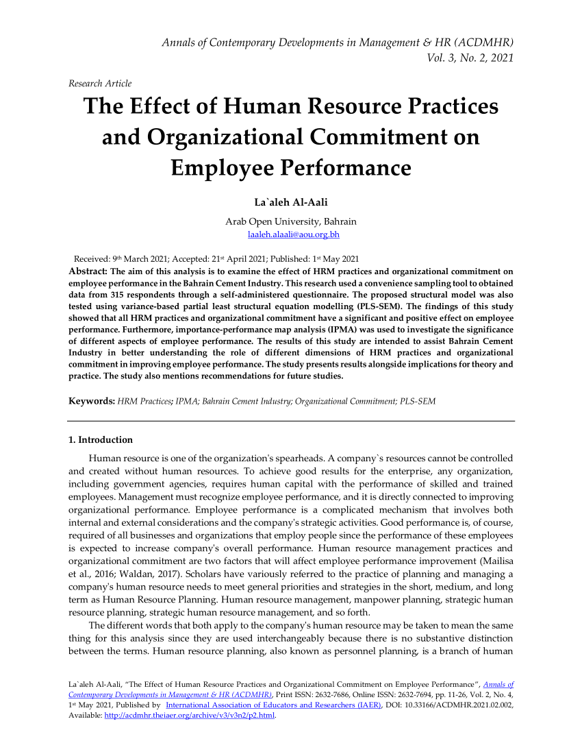 human resource practices thesis pdf