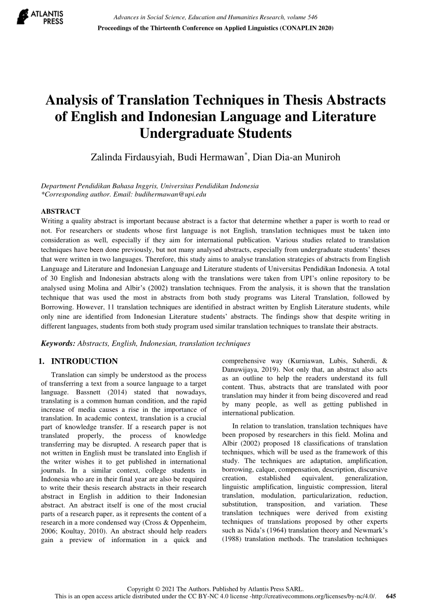 dissertation abstracts international translation