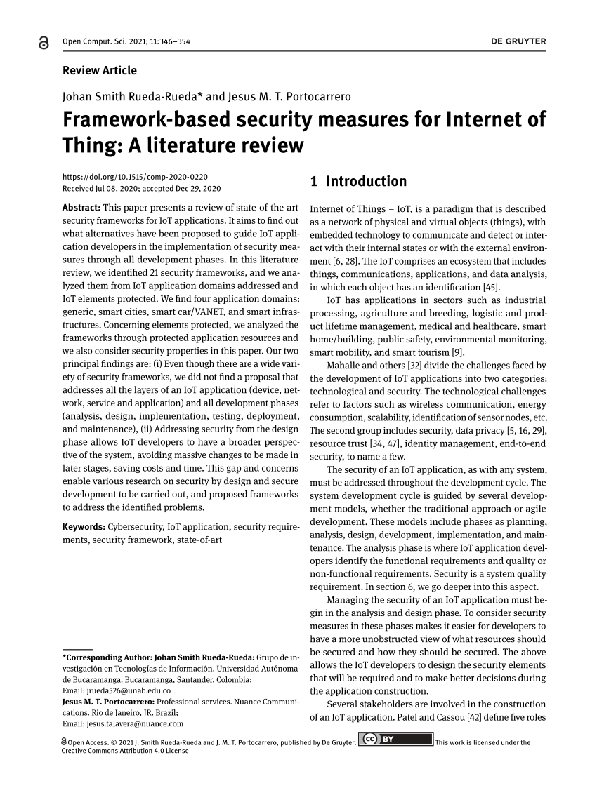 literature review on network security