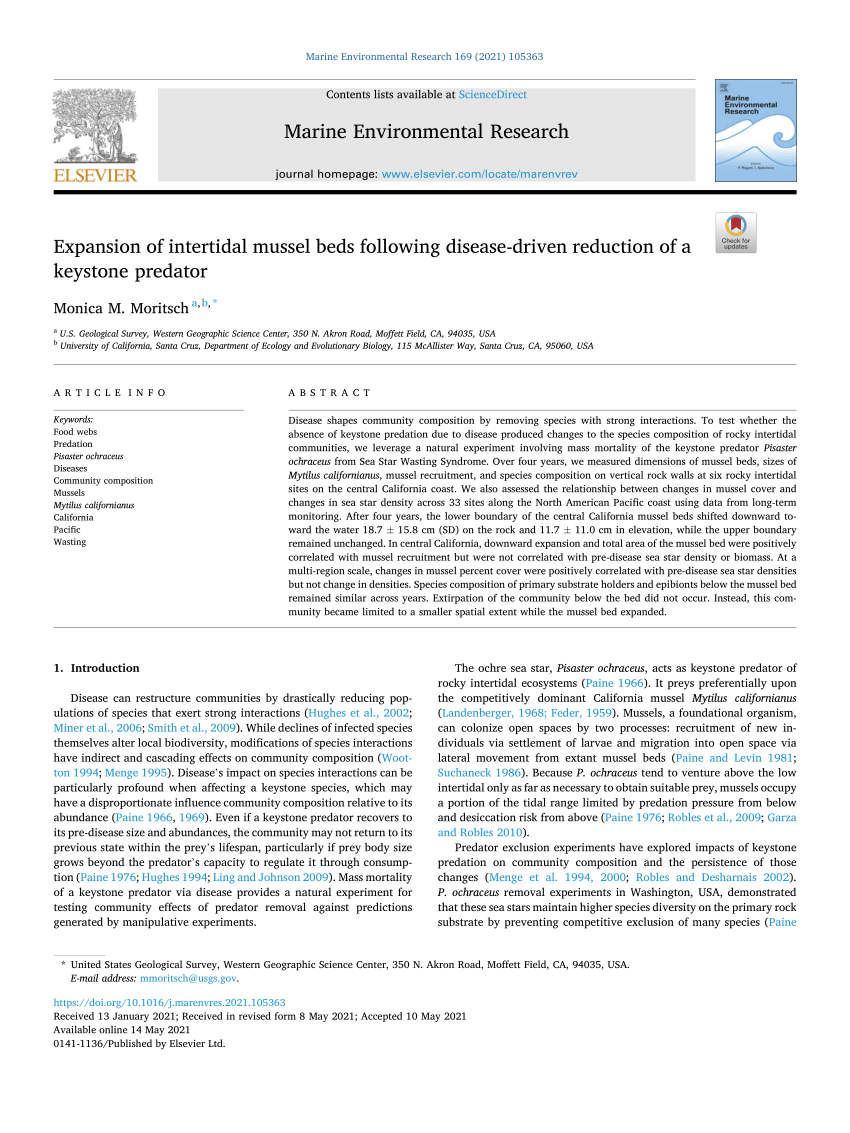 The impacts of thermal heterogeneity across microhabitats on  post-settlement selection of intertidal mussels - ScienceDirect