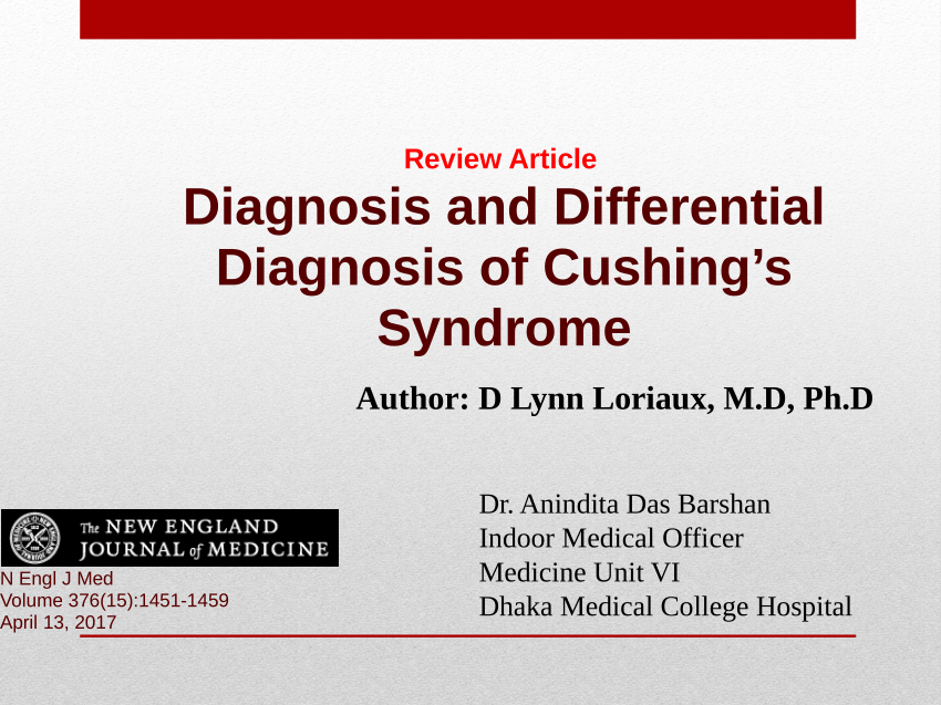 Pdf Diagnosis And Differential Diagnosis Of Cushings Syndrome 