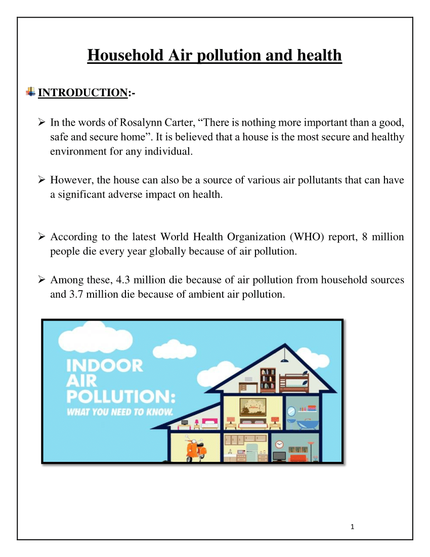 Pdf Household Air Pollution And Health 0773