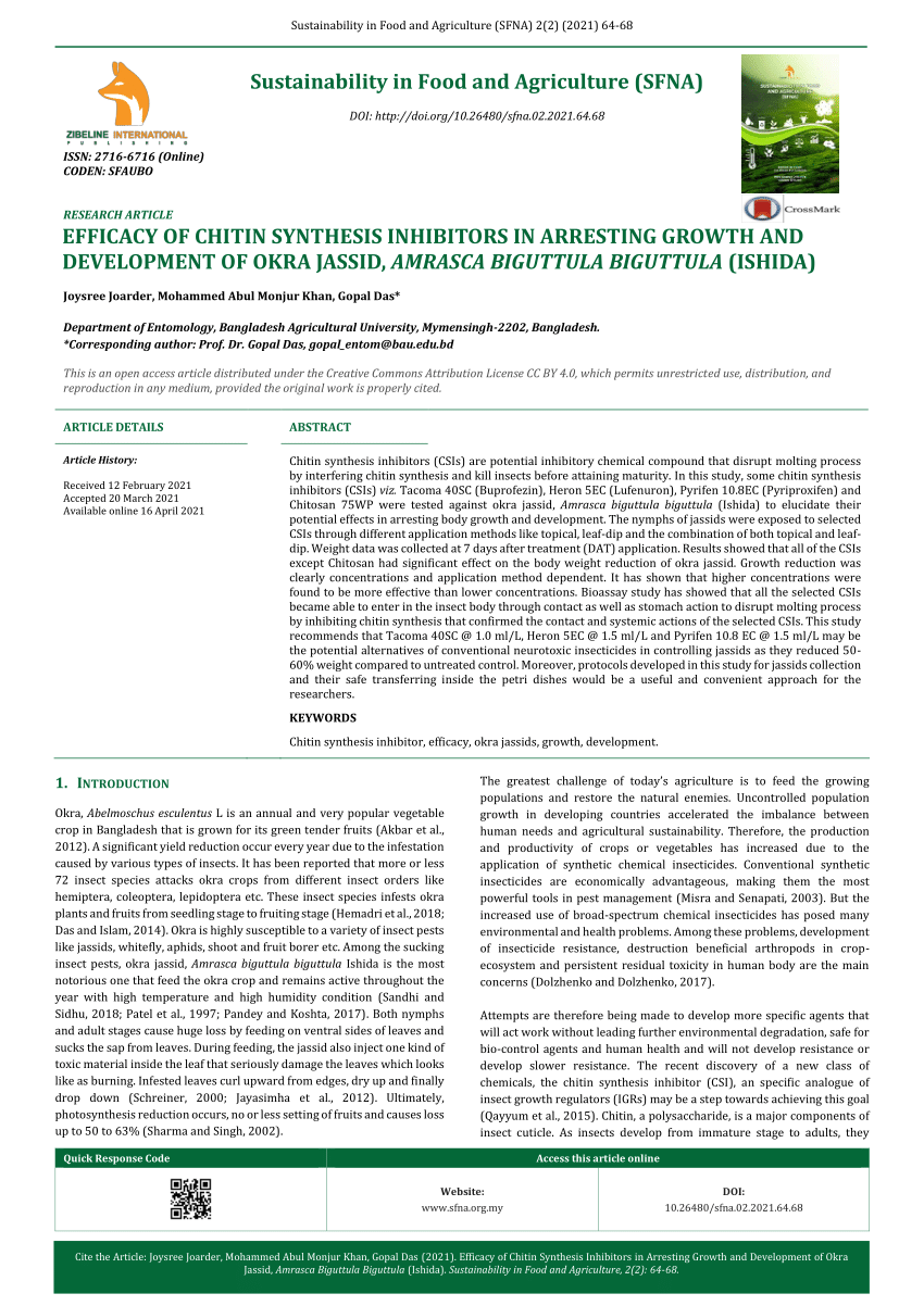 Benzoylurea Chitin Synthesis Inhibitors  Journal of Agricultural and Food  Chemistry