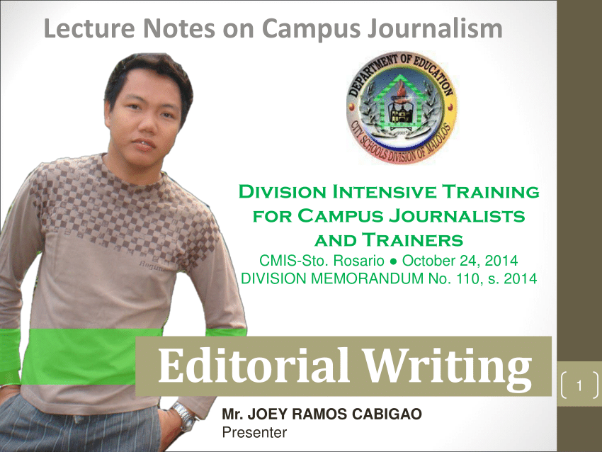 research paper about campus journalism