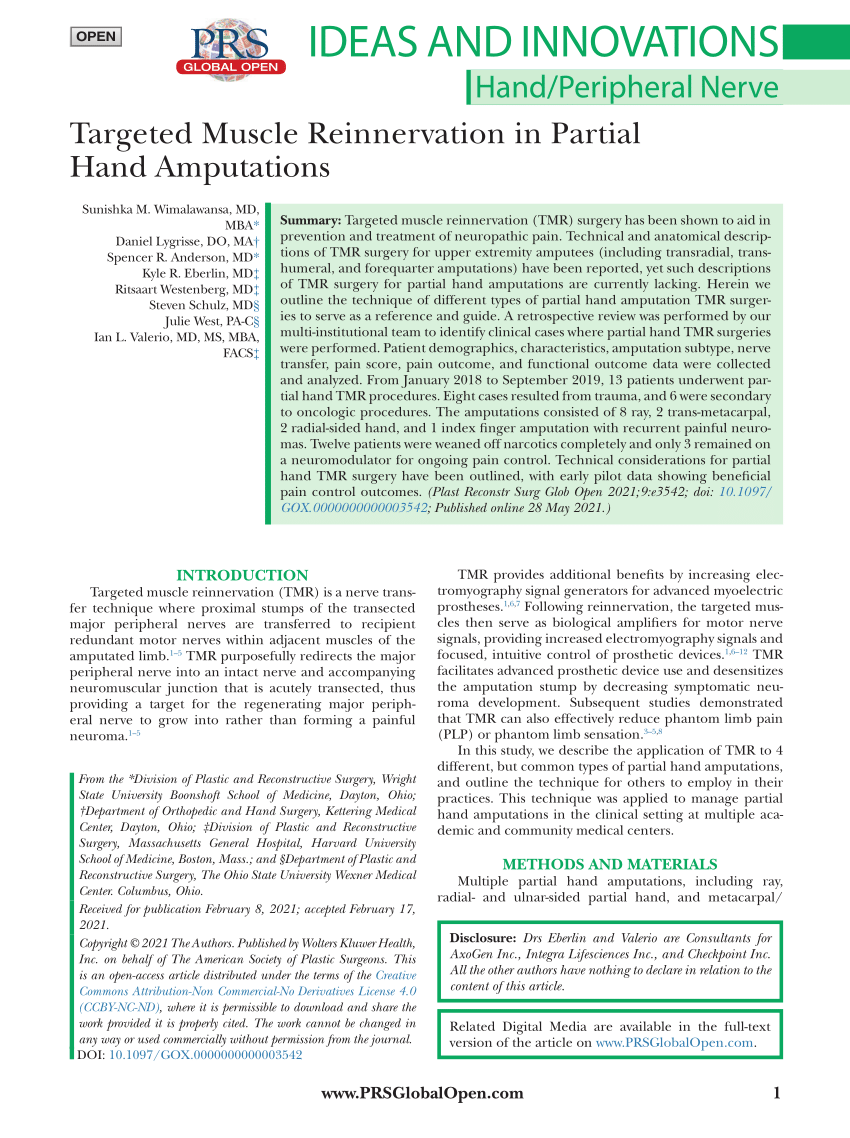 From iron hooks to moving hands: The evolution of partial hand