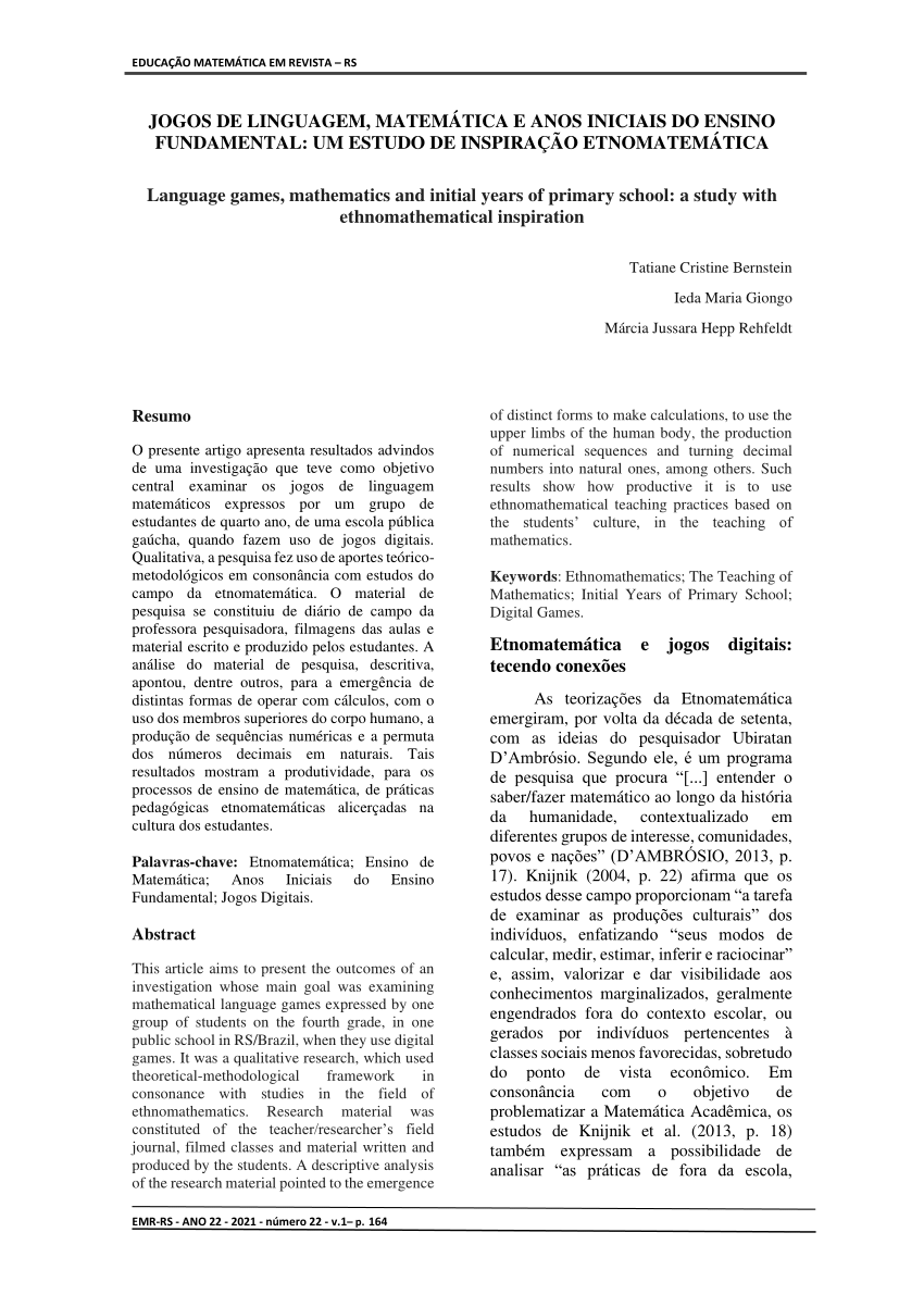 PDF) PRODUÇÃO DE JOGOS DIGITAIS NO WORDWALL PARA APRENDIZAGEM MATEMÁTICA