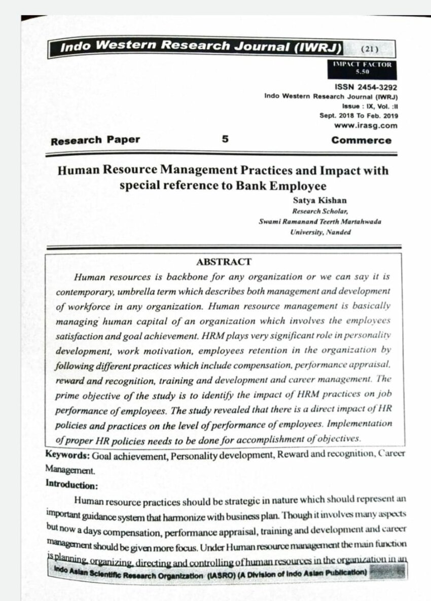 research articles on hrm pdf