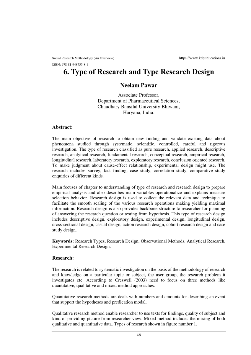 literature review on descriptive research design