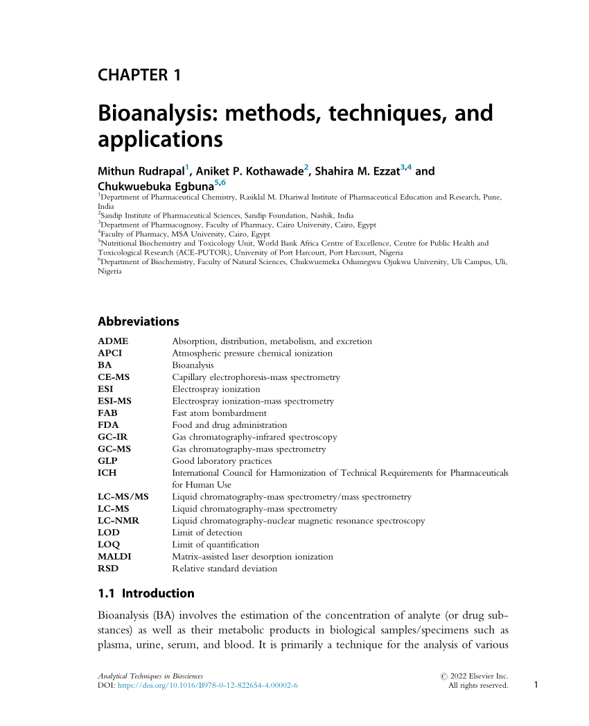 analytical techniques dissertation