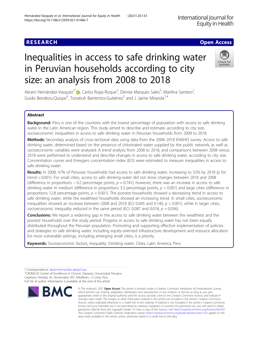 Estimating national, demographic, and socioeconomic disparities in water  insecurity experiences in low-income and middle-income countries in  2020–21: a cross-sectional, observational study using nationally  representative survey data - The Lancet