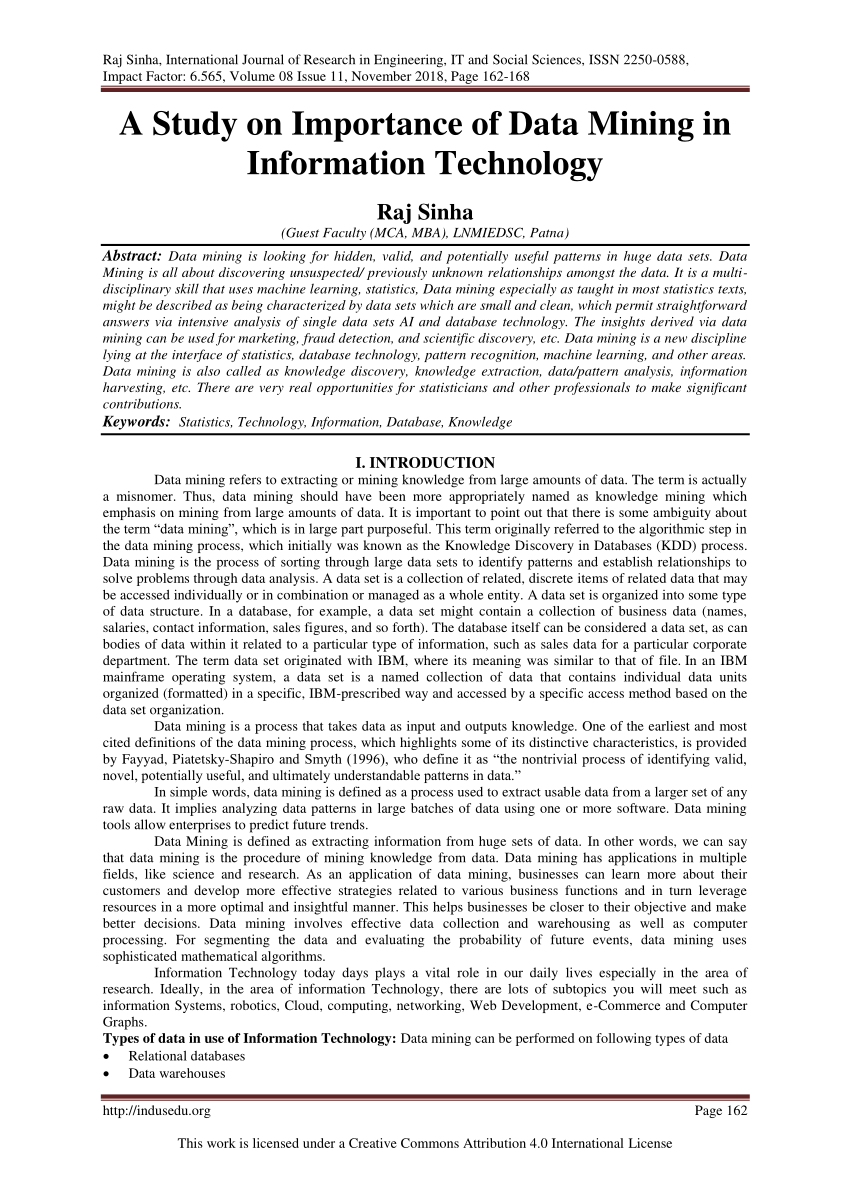 research paper on data mining 2021