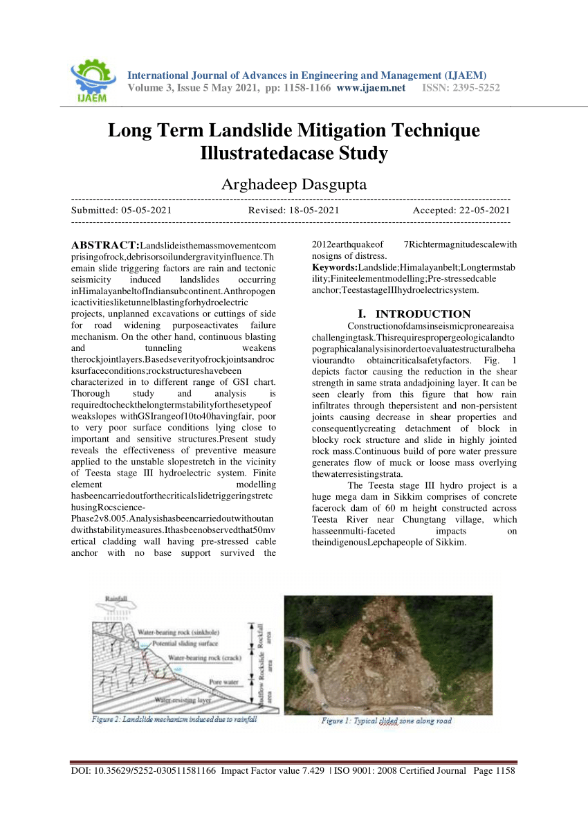 case study about landslide