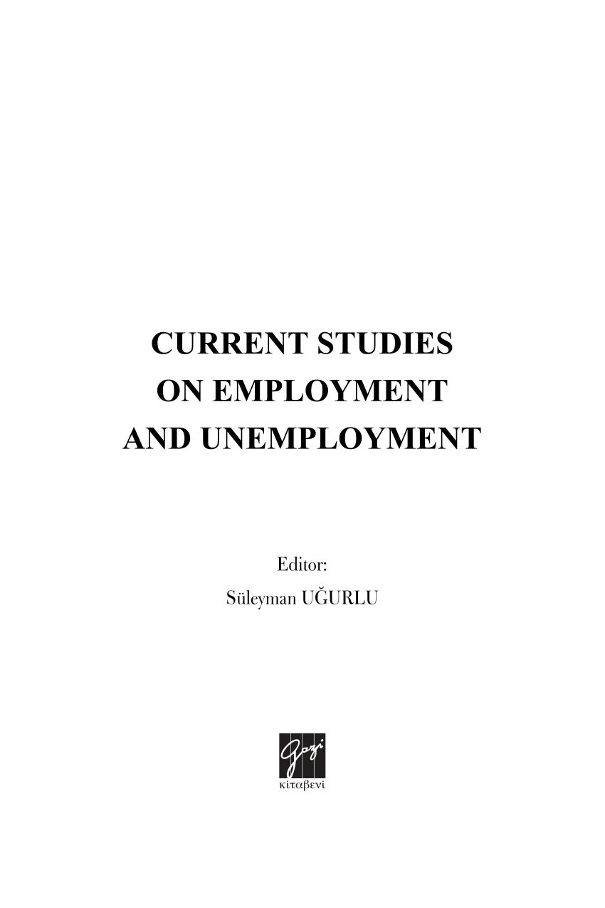 research works on unemployment