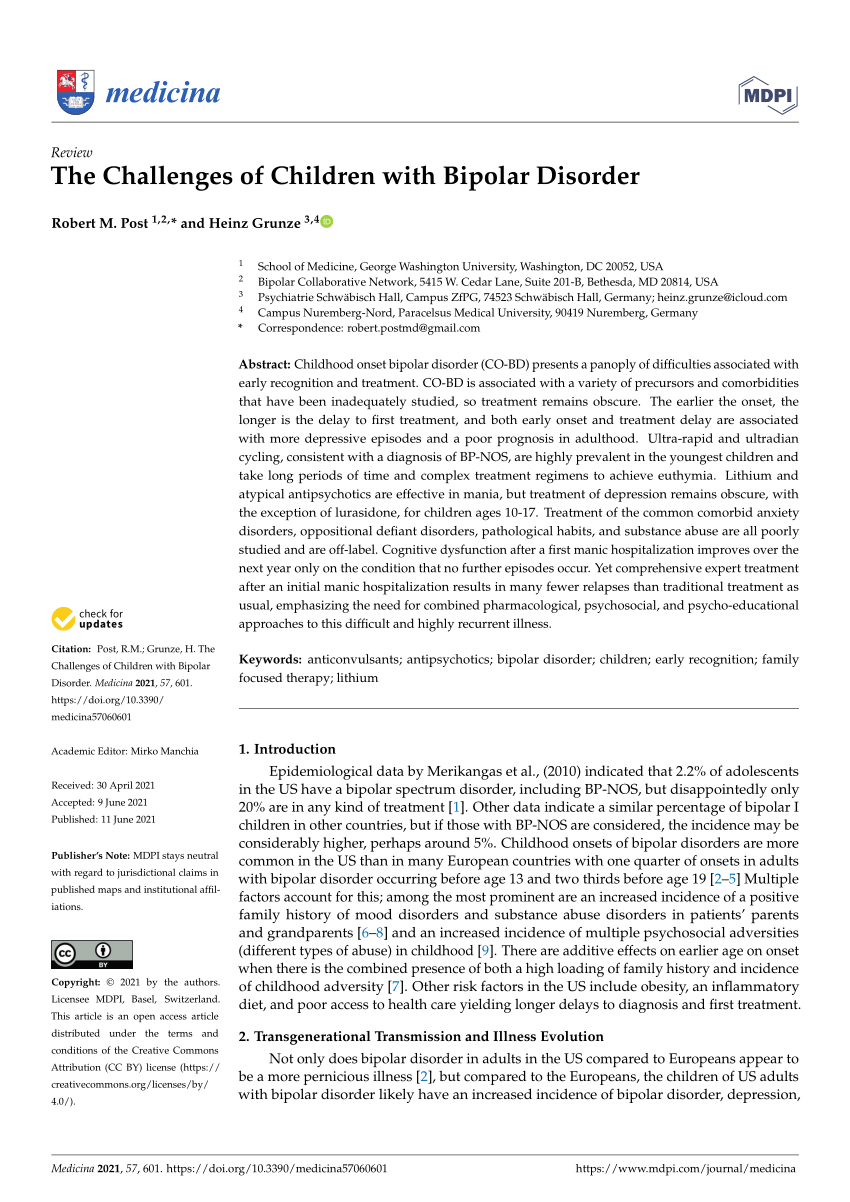 bipolar disorder case study child