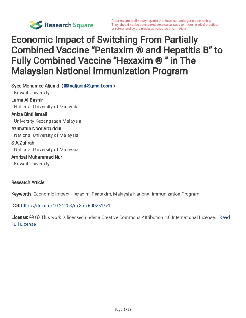 Vaccine hexaxim Hexavalent vaccine