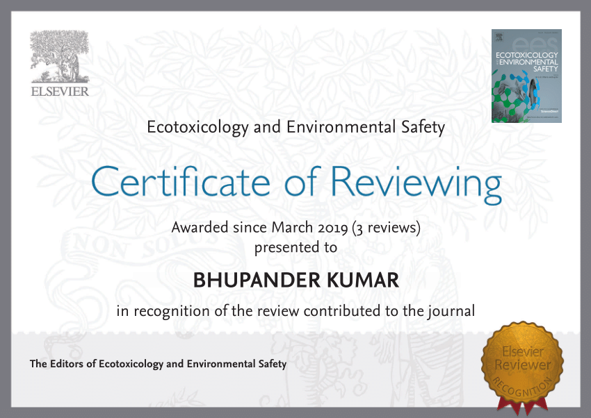 (PDF) Ecotoxicology and Environmental Safety The Editors of
