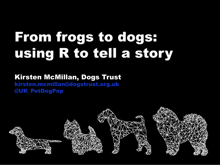 (PDF) From frogs to dogs: using R to tell a story