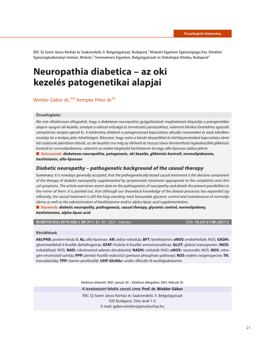 Tranziens hyperglykaemia ritka okai - PDF Ingyenes letöltés