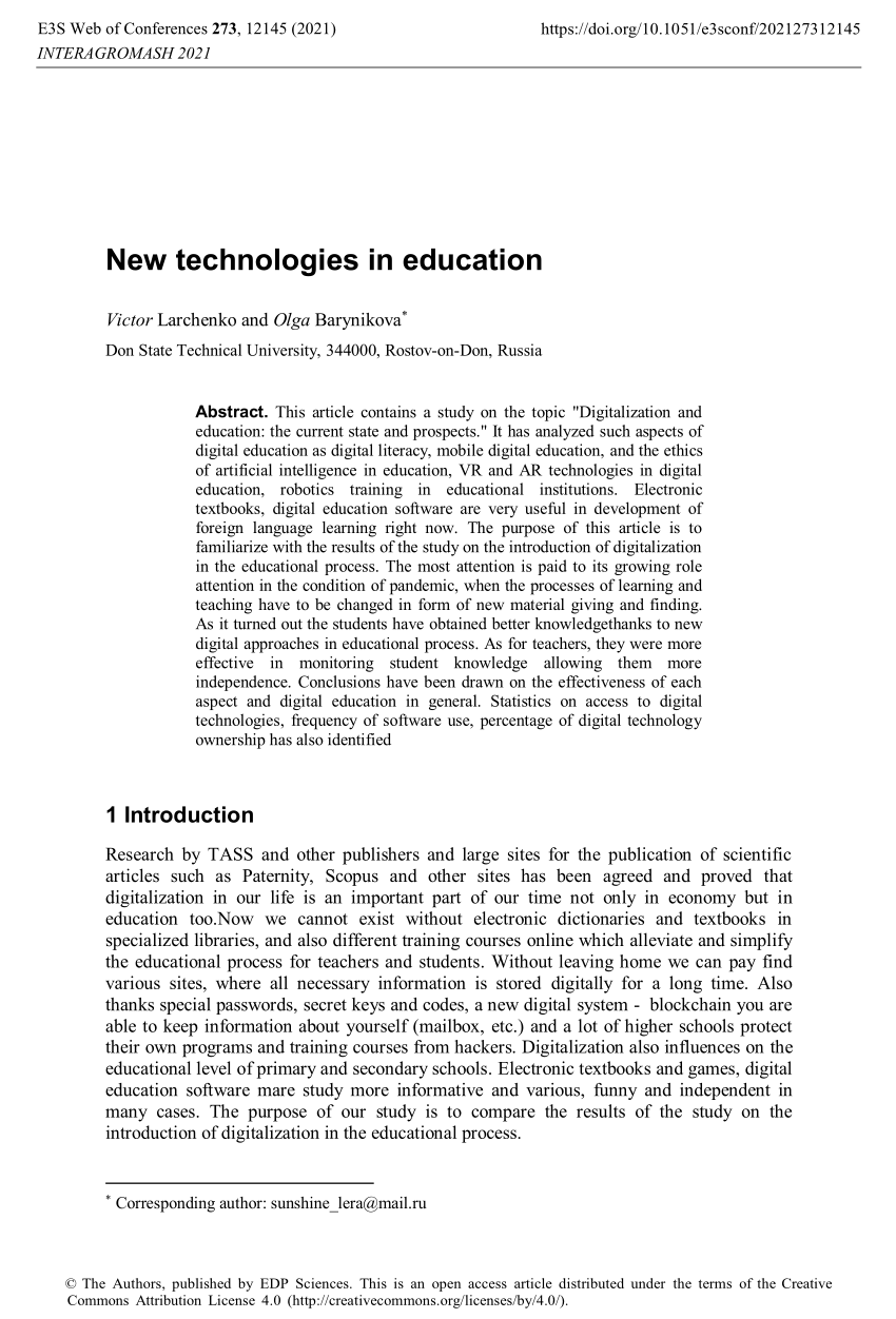 PDF New Technologies In Education   Largepreview 